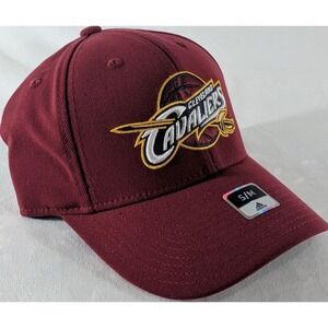 Adidas Fitted S/ML Cleveland Cavaliers Basketball Baseball Hat Cap NEW